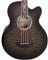 Michael Kelly Dragonfly 4 Acoustic Electric Bass Guitar Smoke Burst with Gig Bag Body Angled View